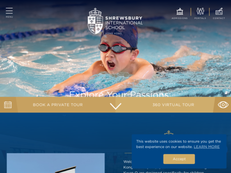 Website Screenshot of Shrewsbury International School Hong Kong