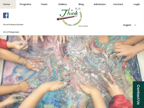 Website Screenshot of Think International School