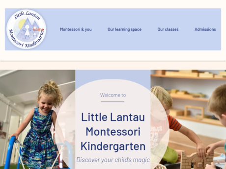 Website Screenshot of Little Lantau Montessori Kindergarten