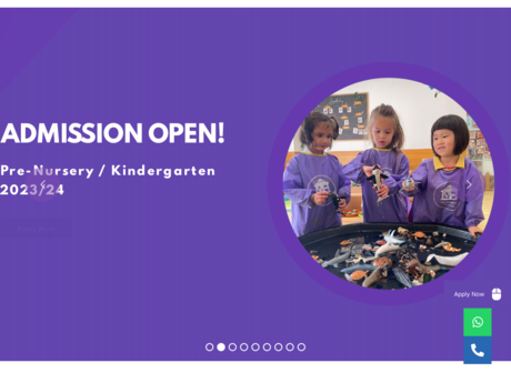 Website Screenshot of Mulberry House International Kindergarten