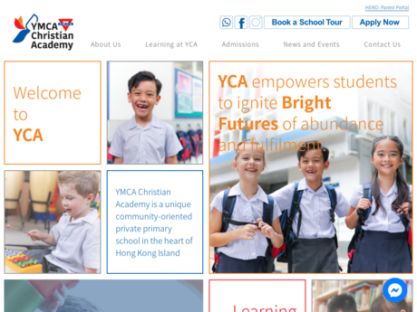 Website Screenshot of YMCA Christian Academy