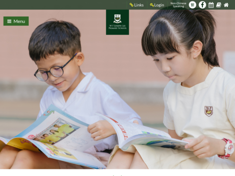 Website Screenshot of W F Joseph Lee Primary School
