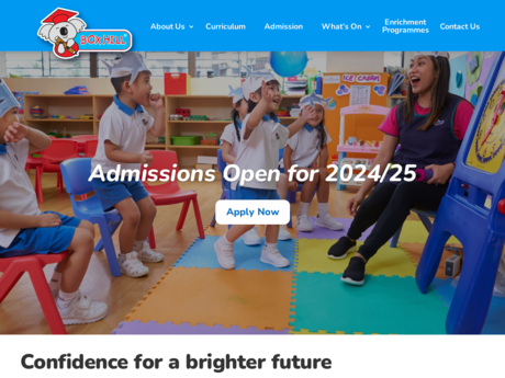 Website Screenshot of Box Hill (HK) International Kindergarten - Fo Tan