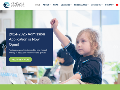 Website Screenshot of Kendall International Preschool (Island East)