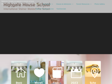 Website Screenshot of Highgate House School