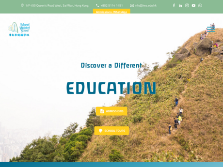 Website Screenshot of Island Waldorf School