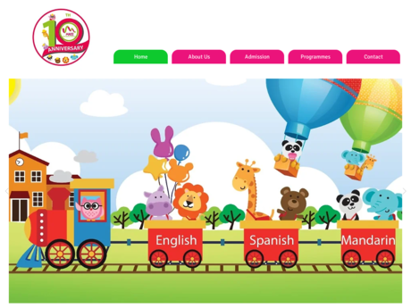 Website Screenshot of MASS International Preschool
