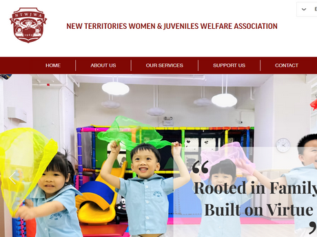 Website Screenshot of NTW & JWA Wofoo Kindergarten