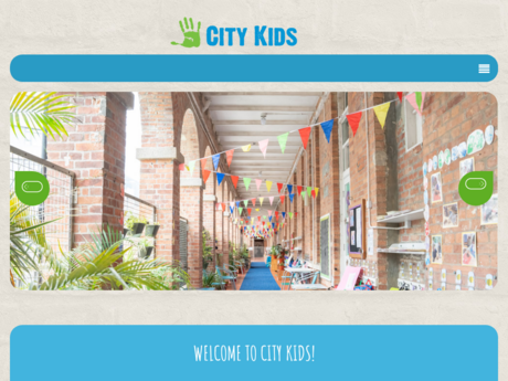 Website Screenshot of City Kids Preschool and Playgroup
