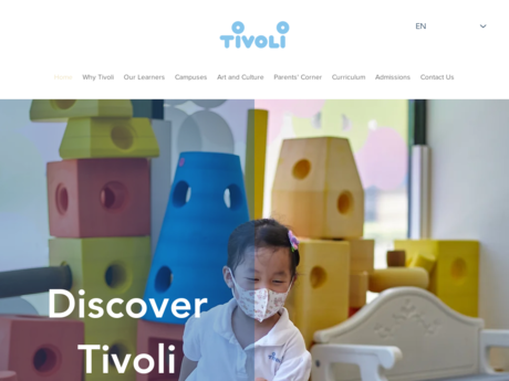 Website Screenshot of Tivoli Kindergarten (Ching Fu)