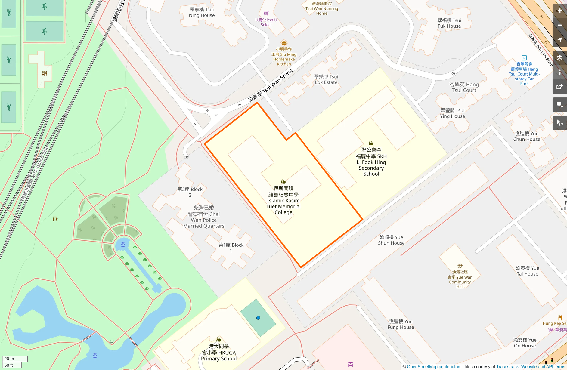 OSM: 伊斯蘭脫維善紀念中學 Islamic Kasim Tuet Memorial College
