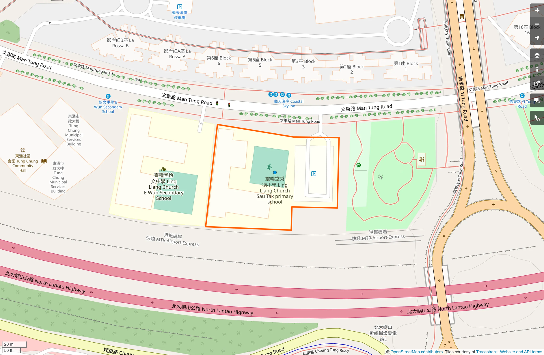 OSM: 靈糧堂秀德小學 Ling Liang Church Sau Tak Primary School