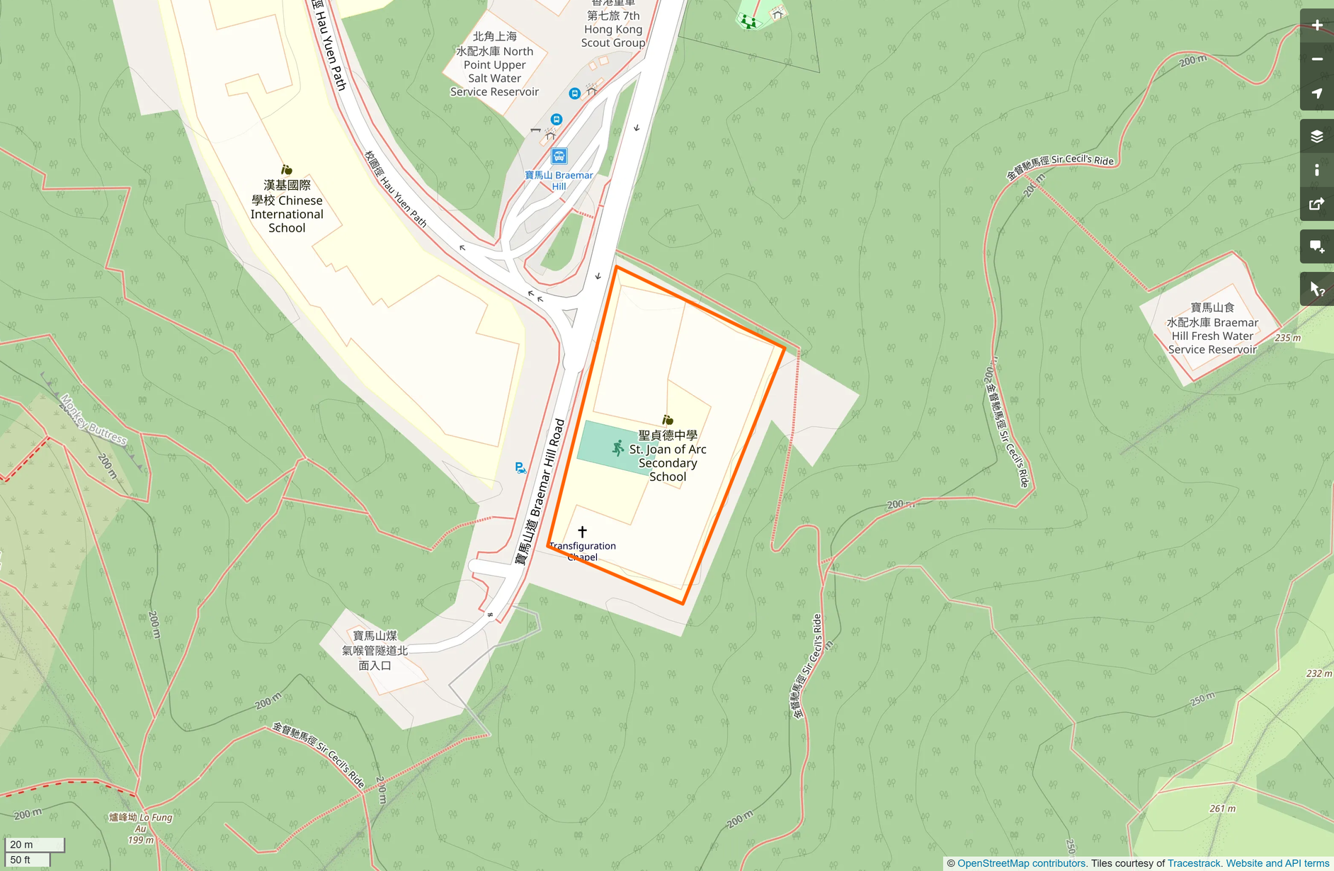OSM: 聖貞德中學 St. Joan Of Arc Secondary School