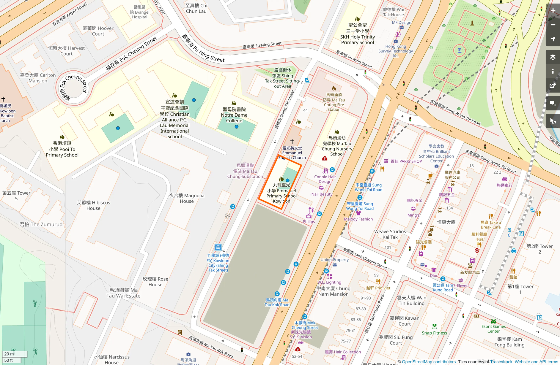 OSM: 九龍靈光小學 Emmanuel Primary School, Kowloon