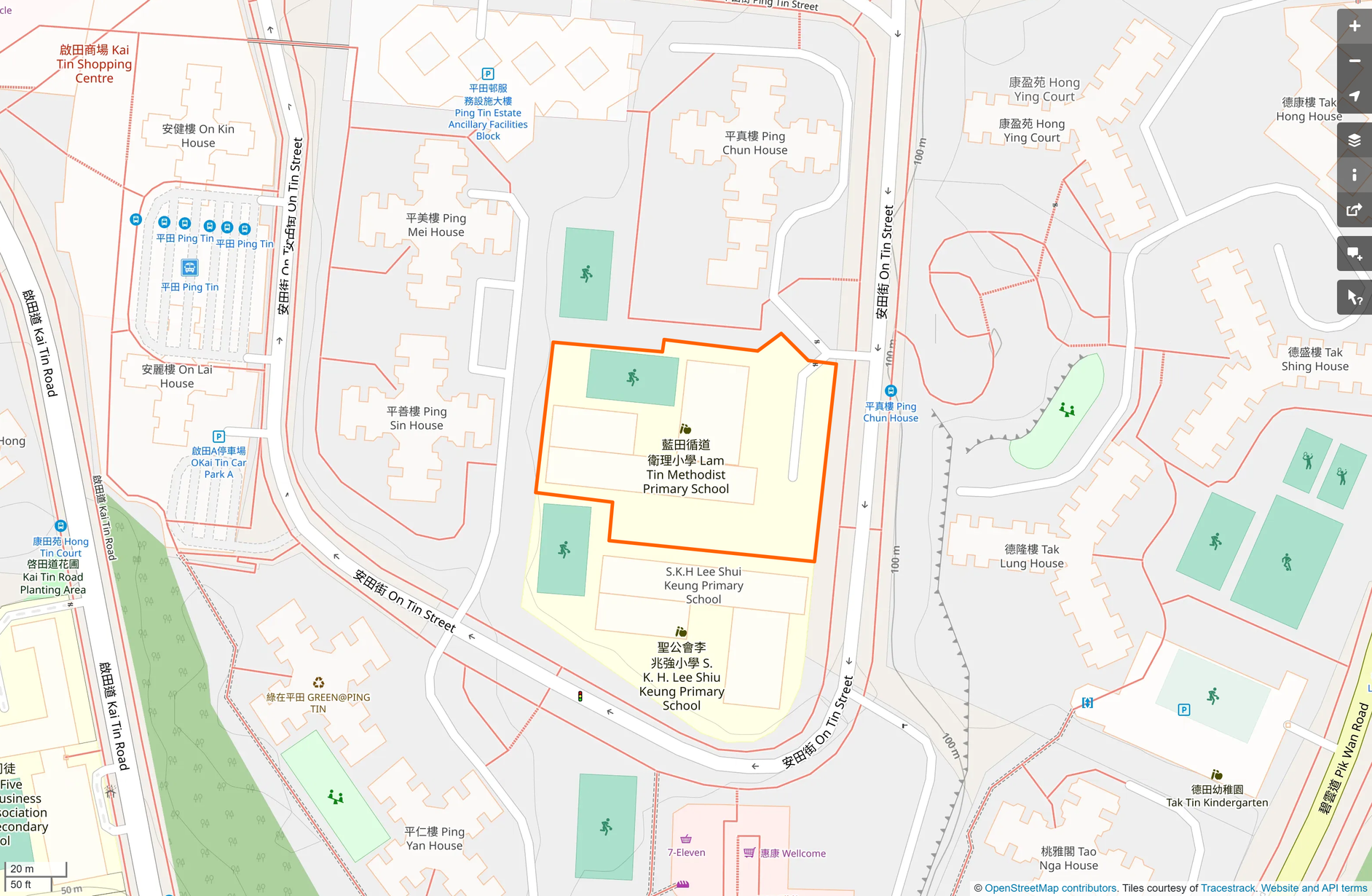 OSM: 藍田循道衞理小學 Lam Tin Methodist Primary School