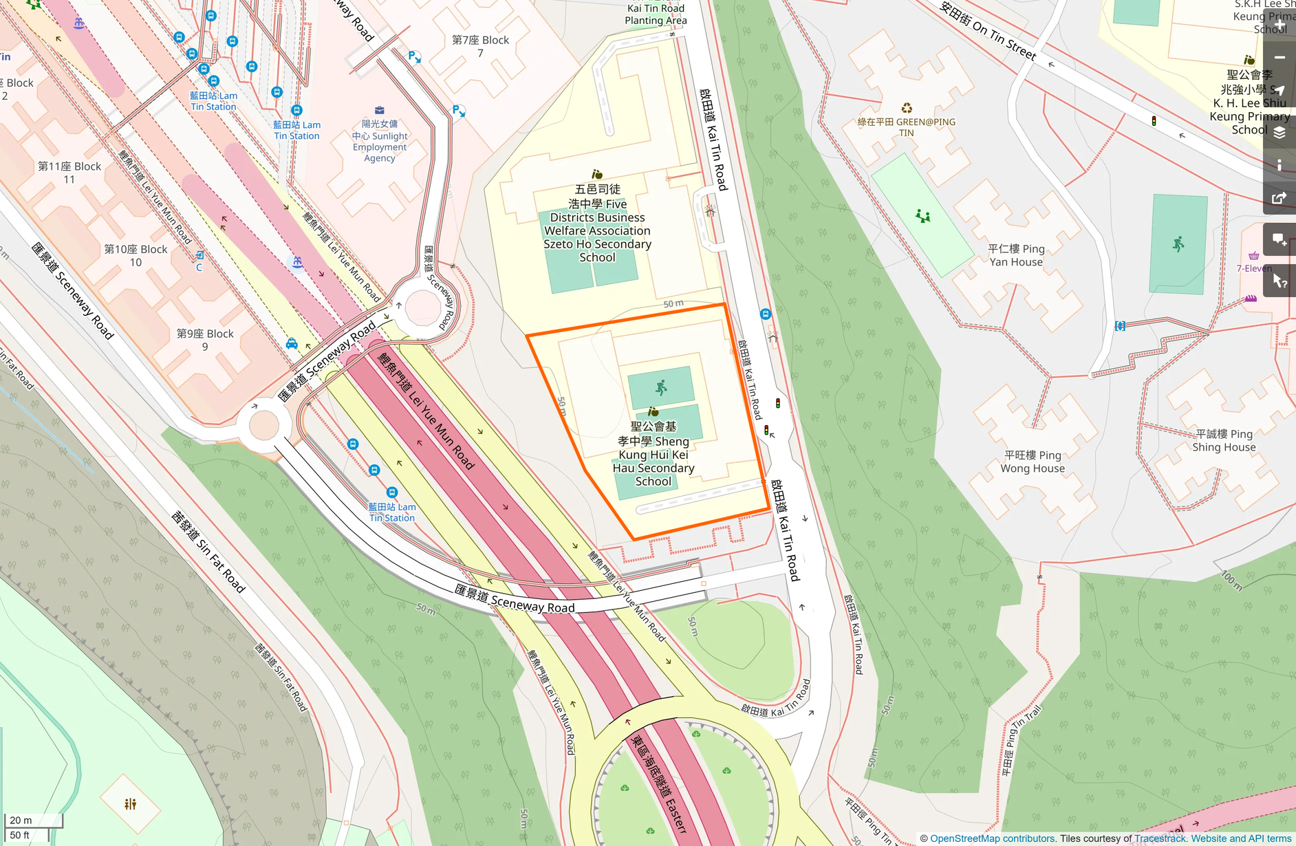OSM: 聖公會基孝中學 SKH Kei Hau Secondary School