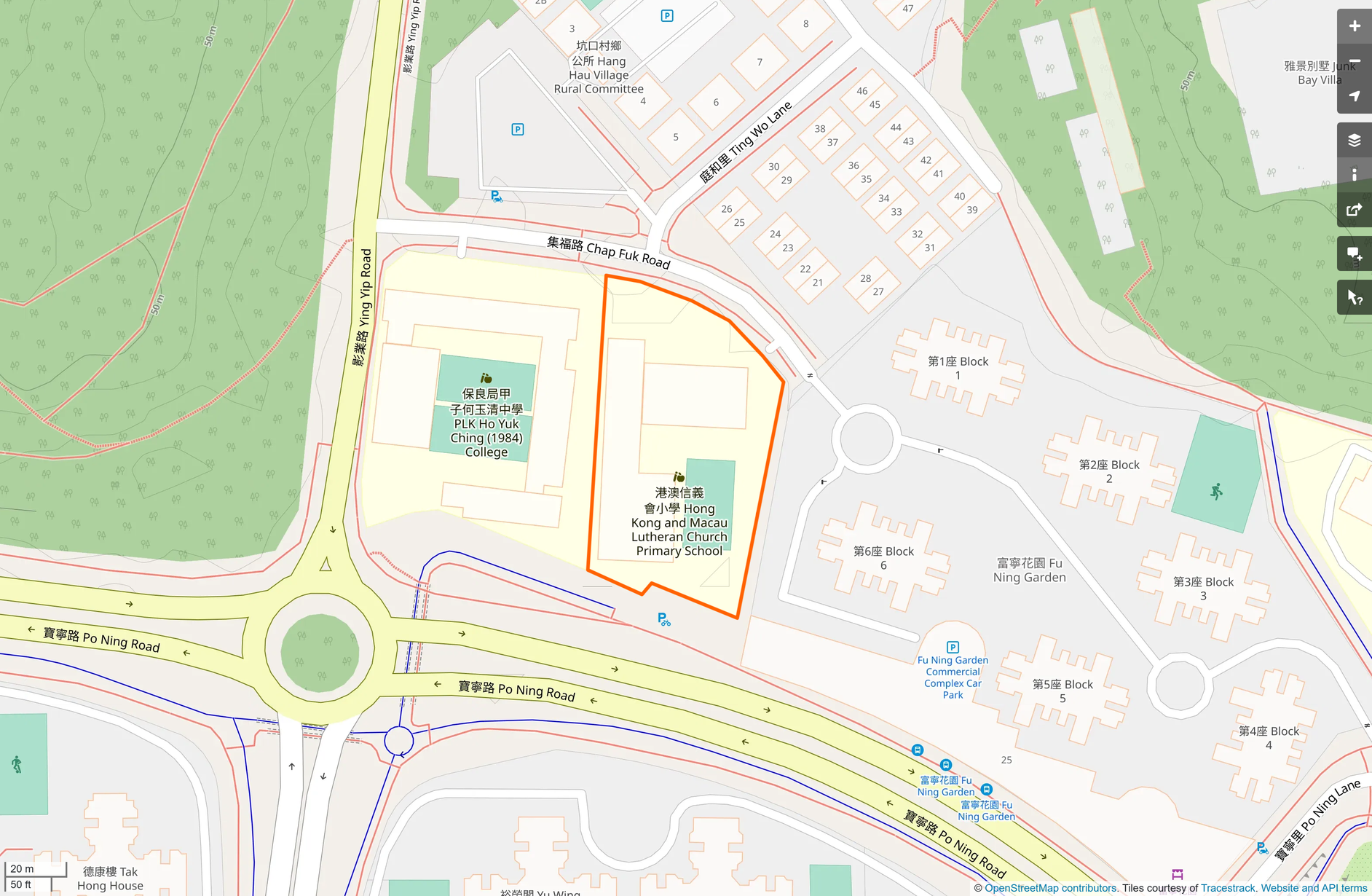 OSM: 港澳信義會小學 Hong Kong and Macau Lutheran Church Primary School