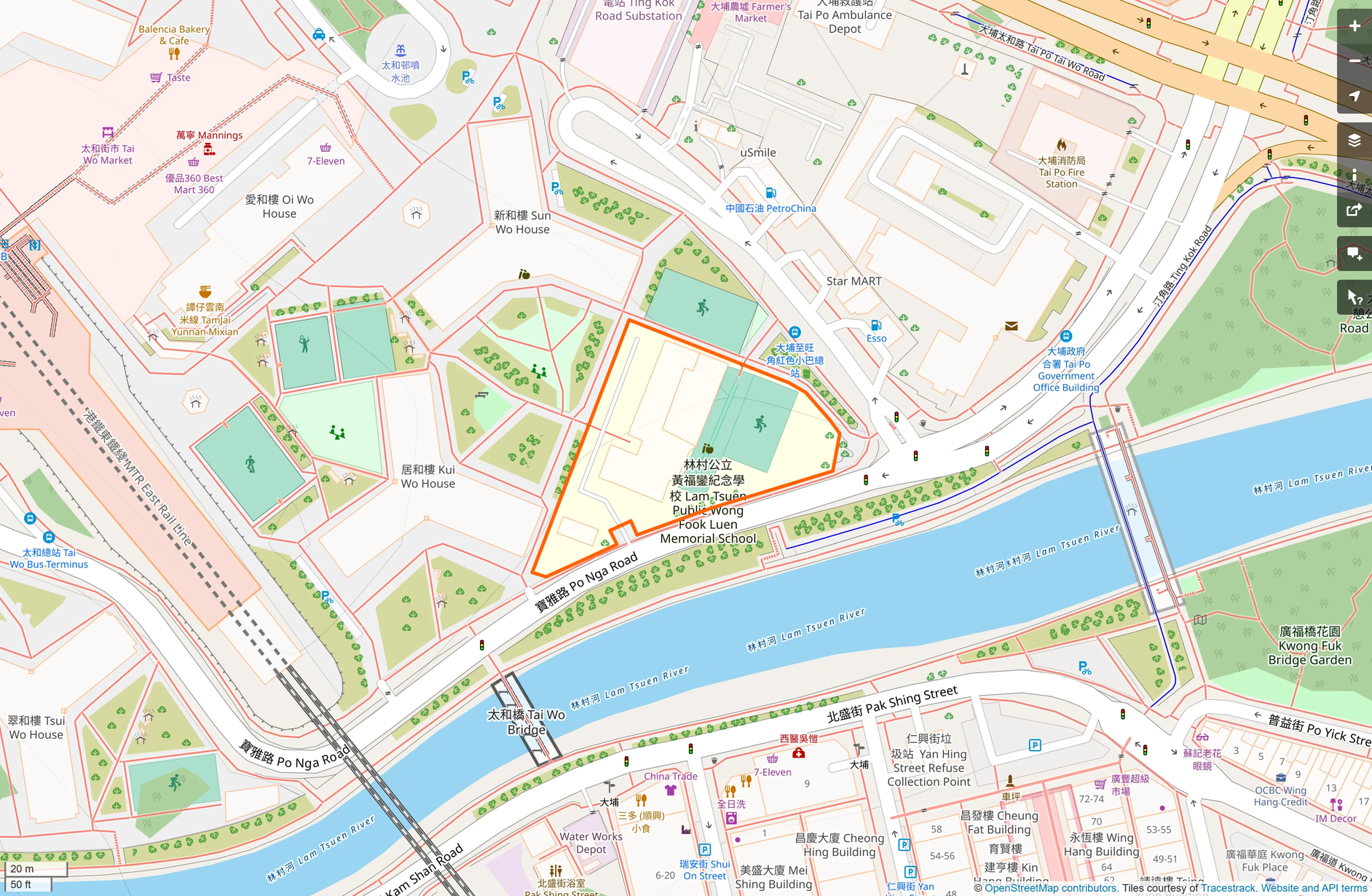 OSM: 林村公立黃福鑾紀念學校 Lam Tsuen Public Wong Fook Luen Memorial School