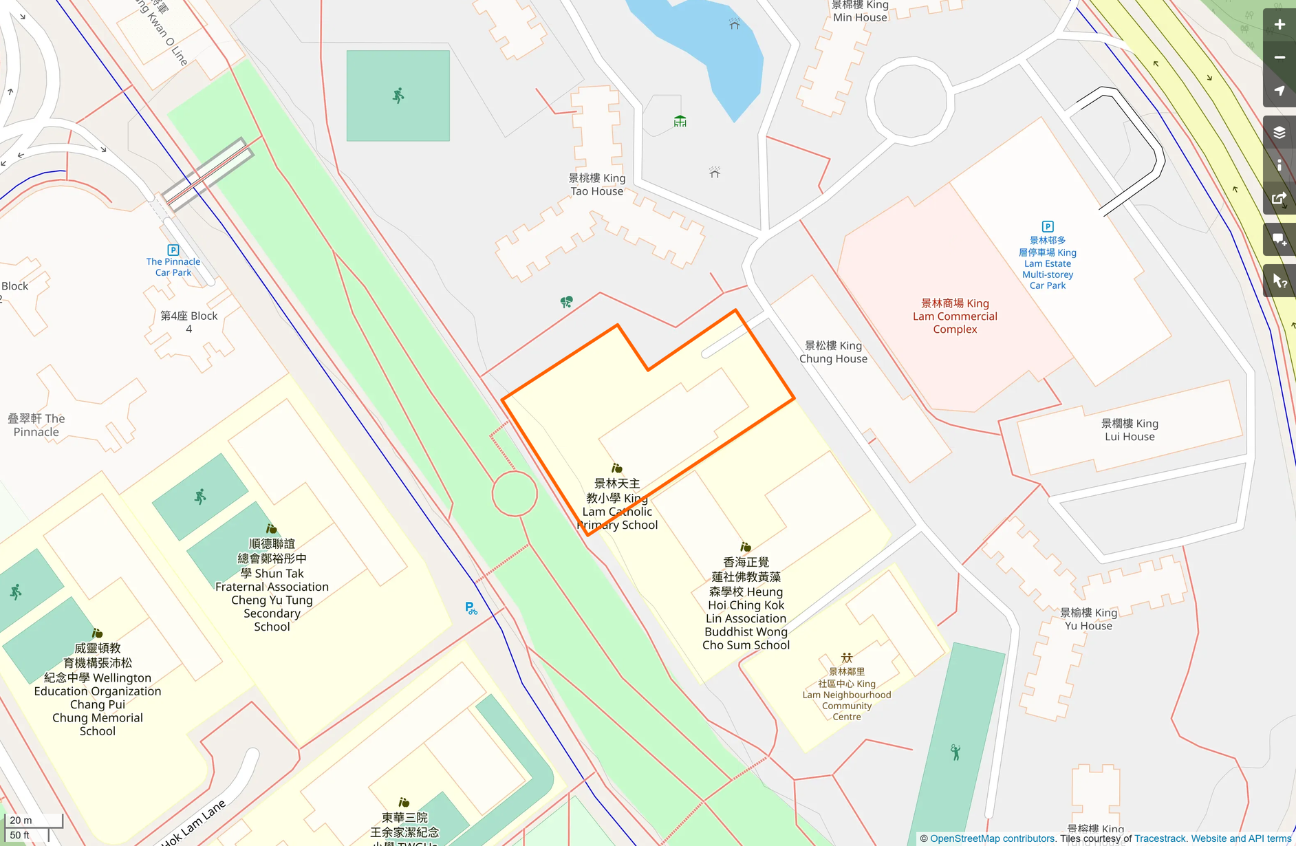 OSM: 景林天主教小學 King Lam Catholic Primary School
