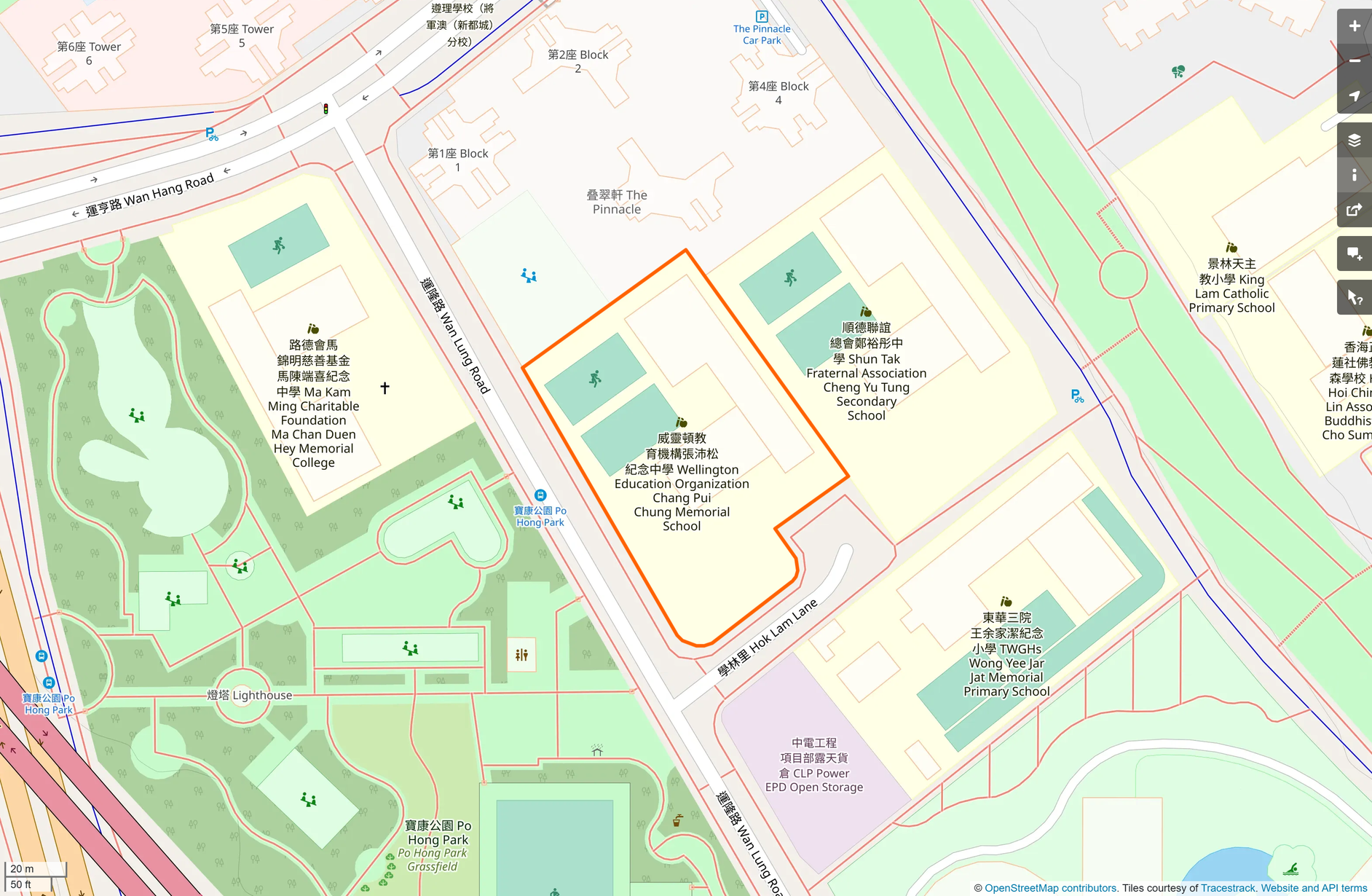 OSM: 張沛松紀念中學 Weo Chang Pui Chung Memorial School