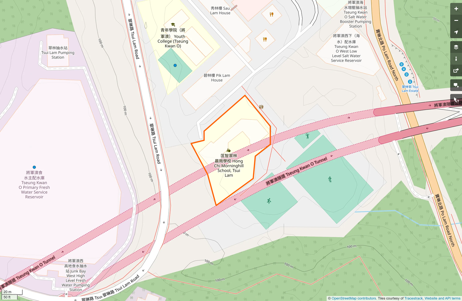 OSM: 匡智翠林晨崗學校 Hong Chi Morninghill School, Tsui Lam