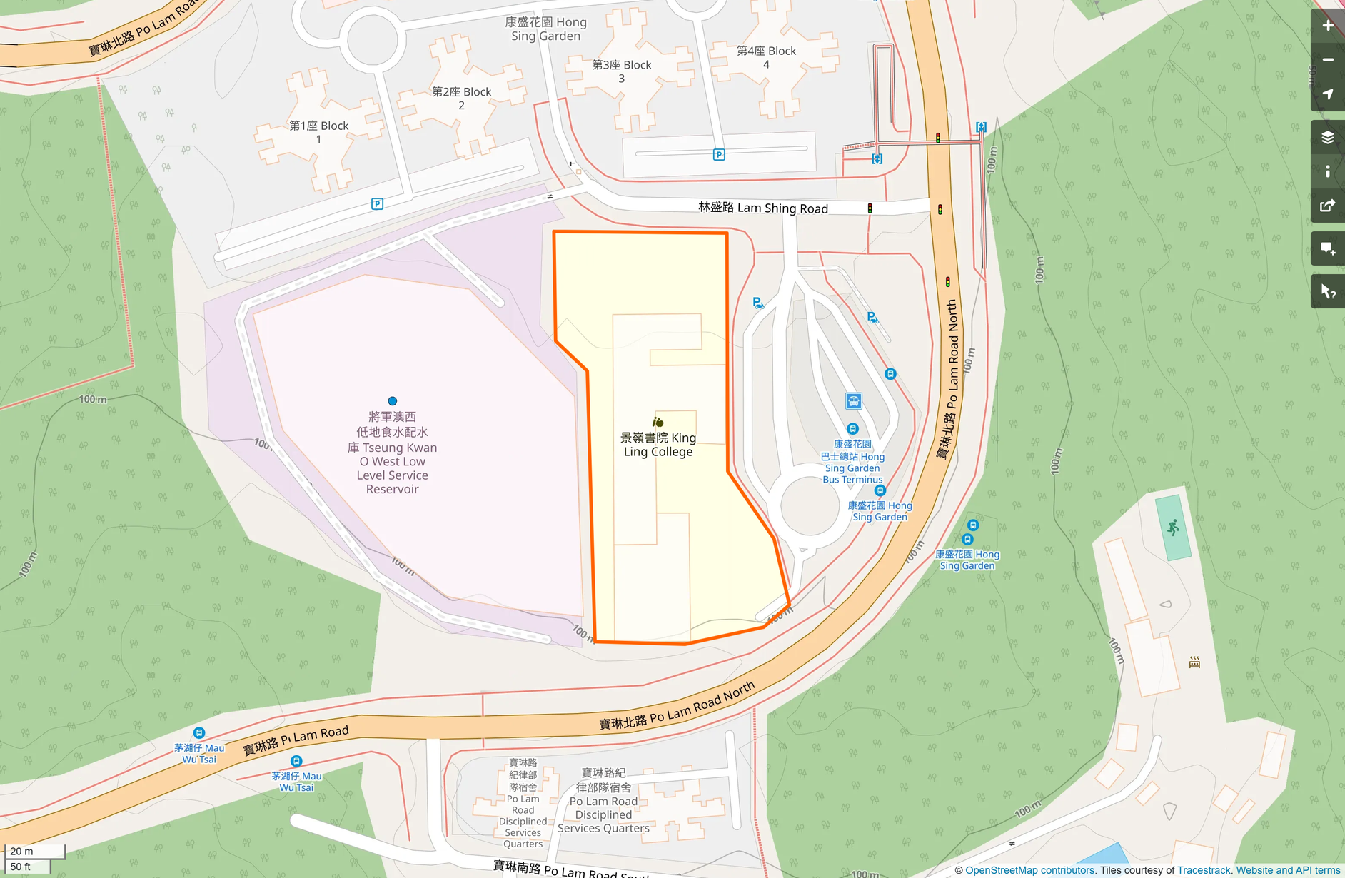 OSM: 景嶺書院 King Ling College