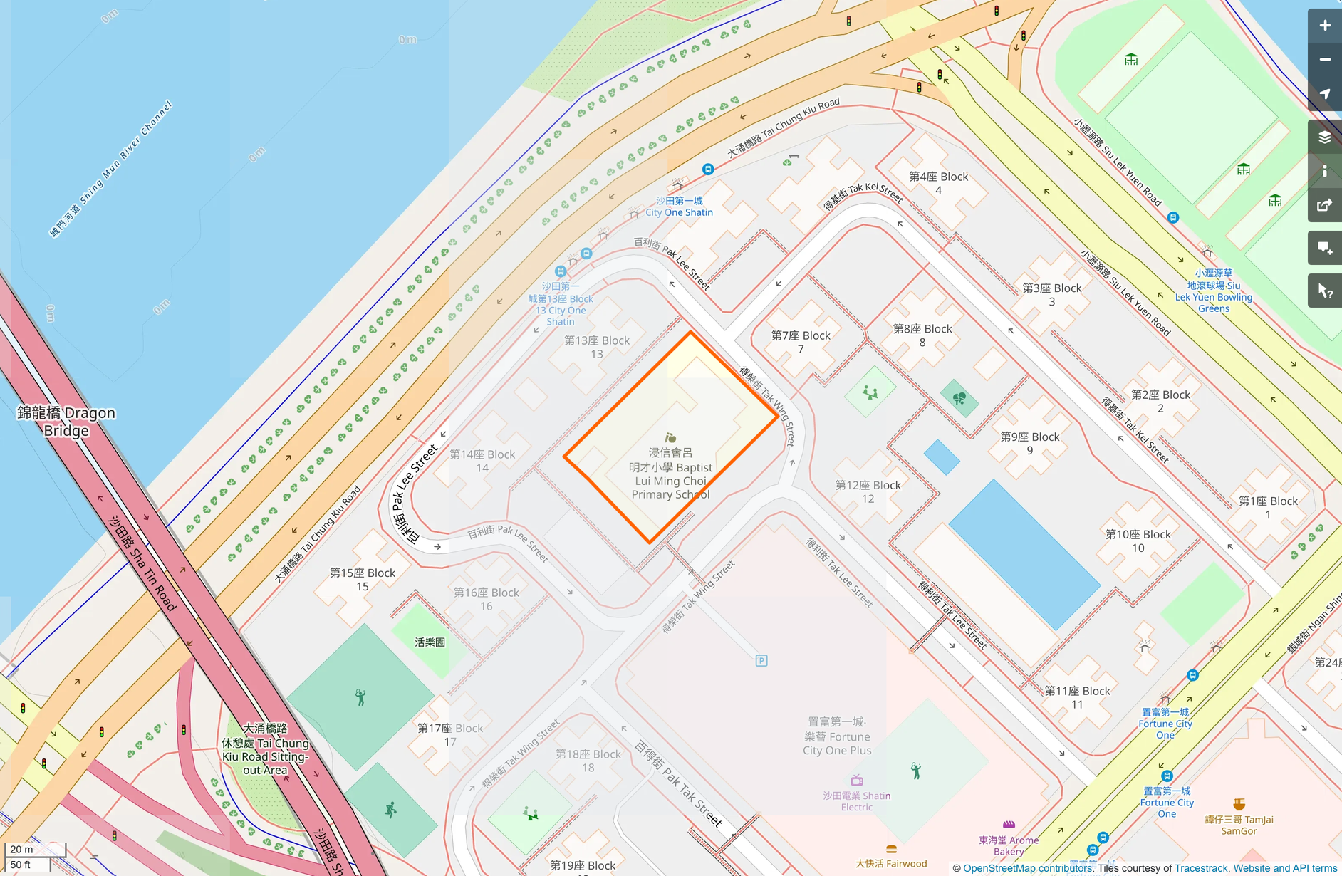 OSM: 浸信會呂明才小學 Baptist Lui Ming Choi Primary School