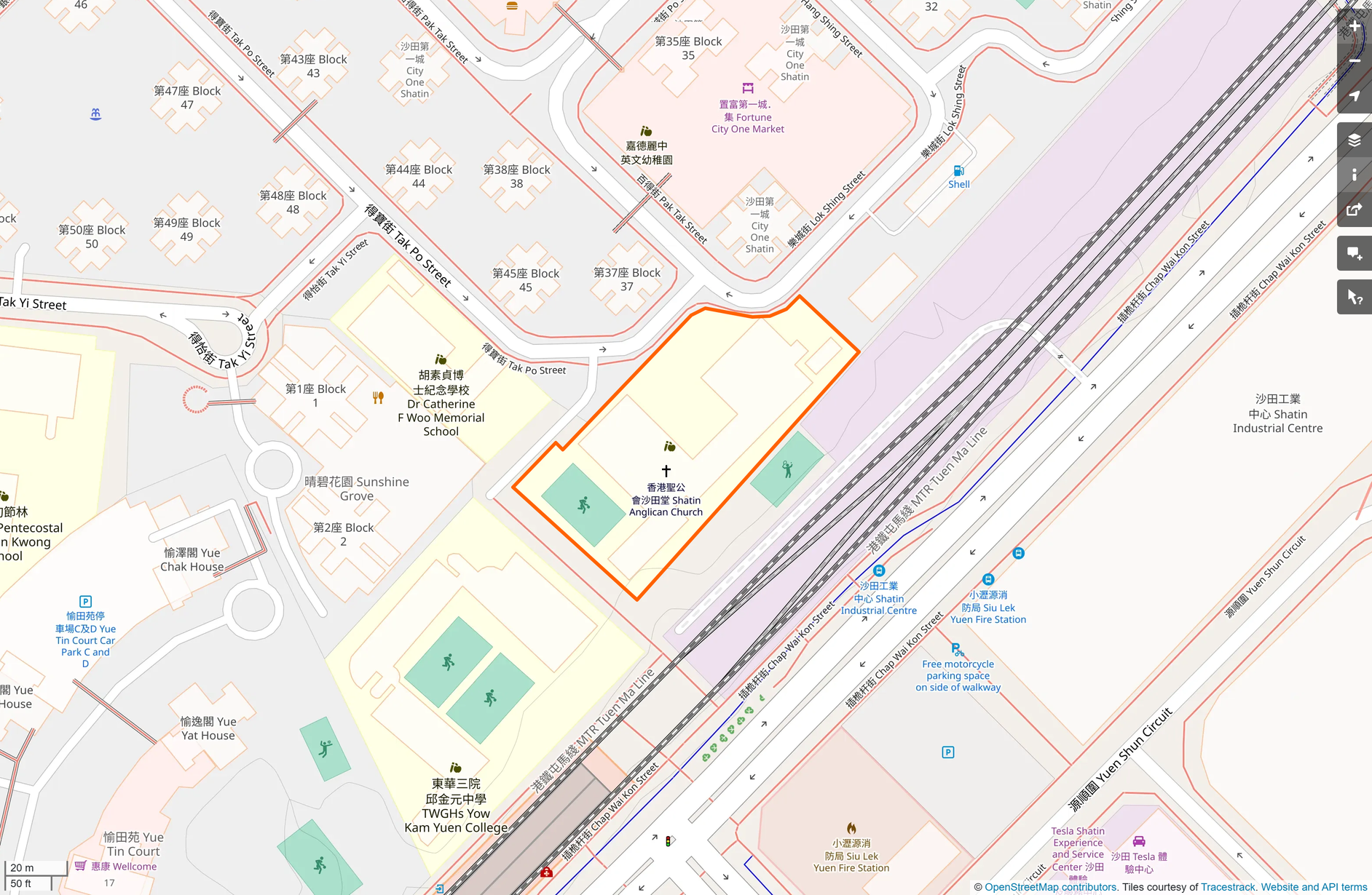 OSM: 聖公會林裘謀中學 SKH Lam Kau Mow Secondary School