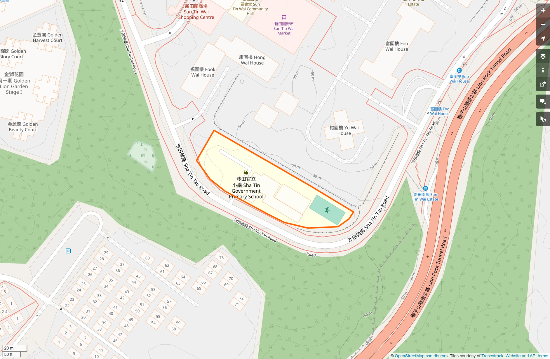OSM: 沙田官立小學 Shatin Government Primary School