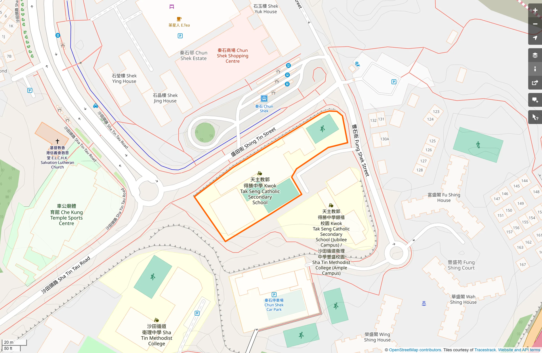 OSM: 天主教郭得勝中學 Kwok Tak Seng Catholic Secondary School