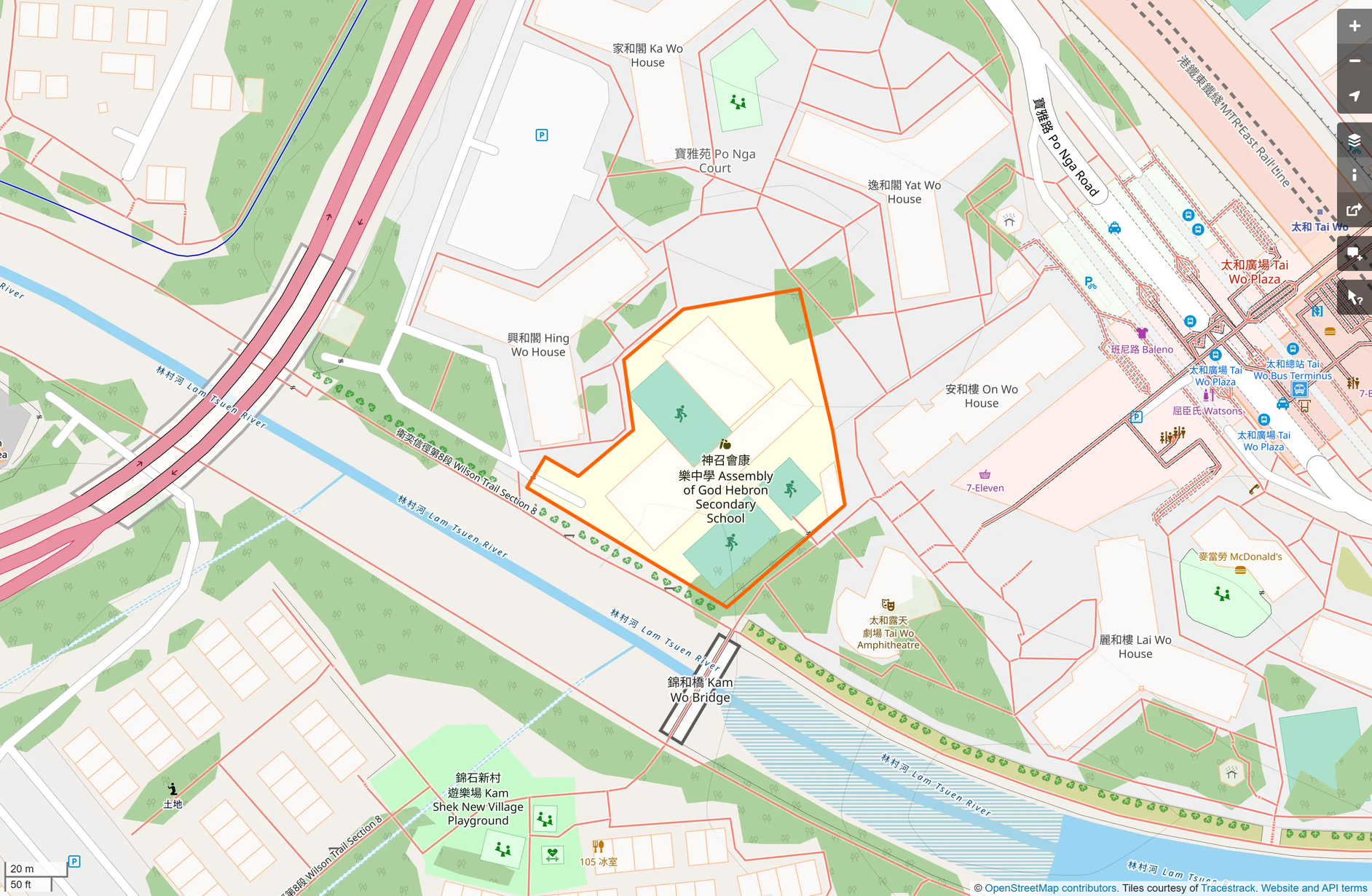 OSM: 神召會康樂中學 Assembly of God Hebron Secondary School