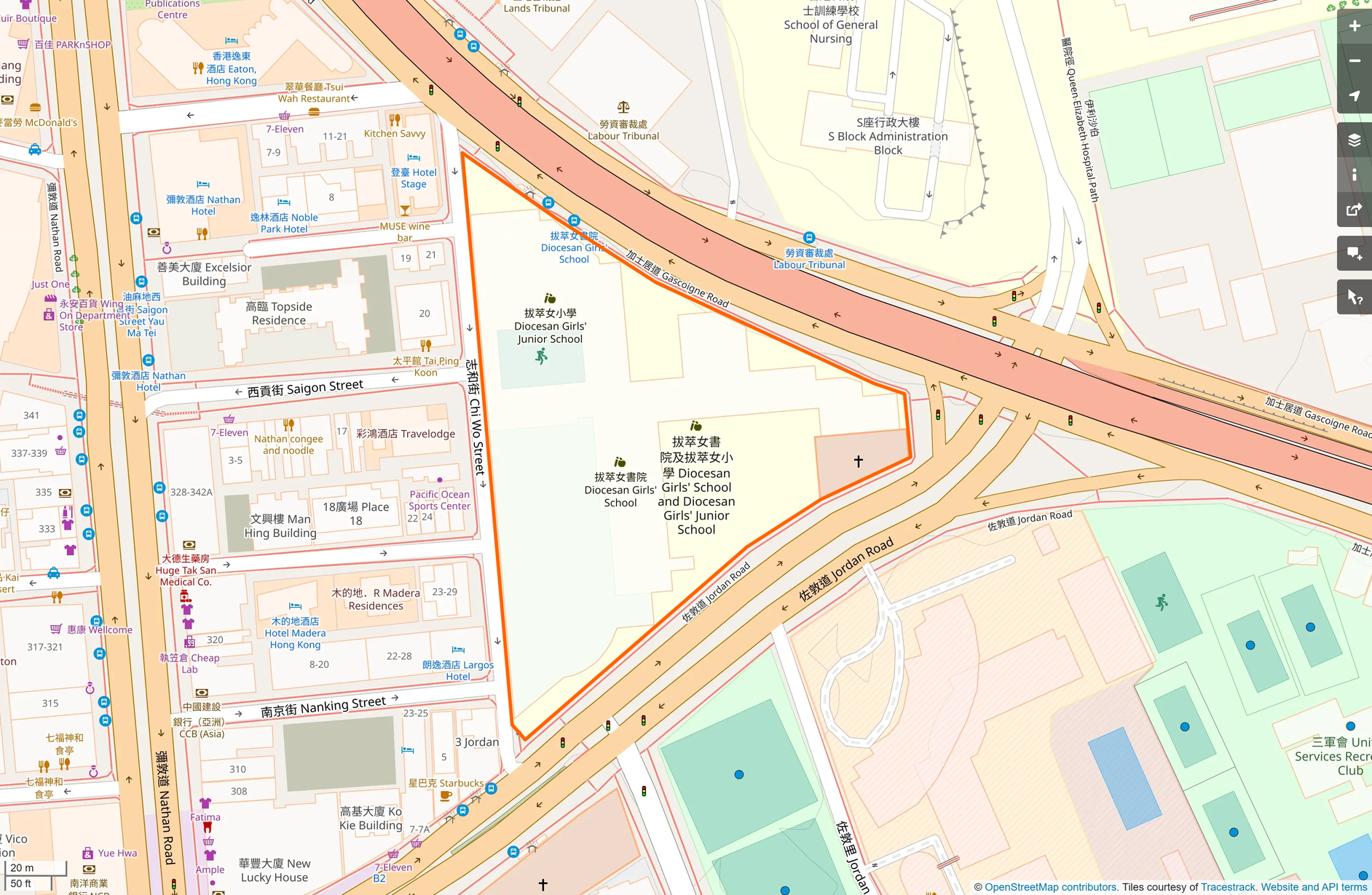 OSM: 拔萃女書院 Diocesan Girls' School