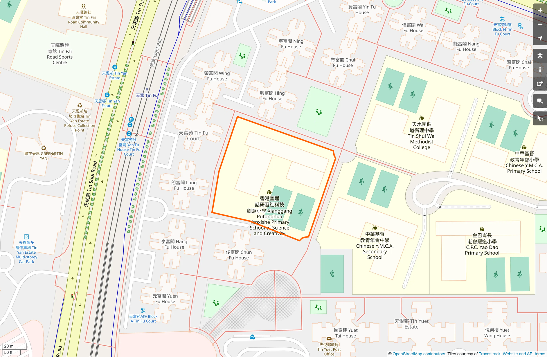 OSM: 香港普通話研習社科技創意小學 Xianggang Putonghua Yanxishe Primary School of Science and Creativity