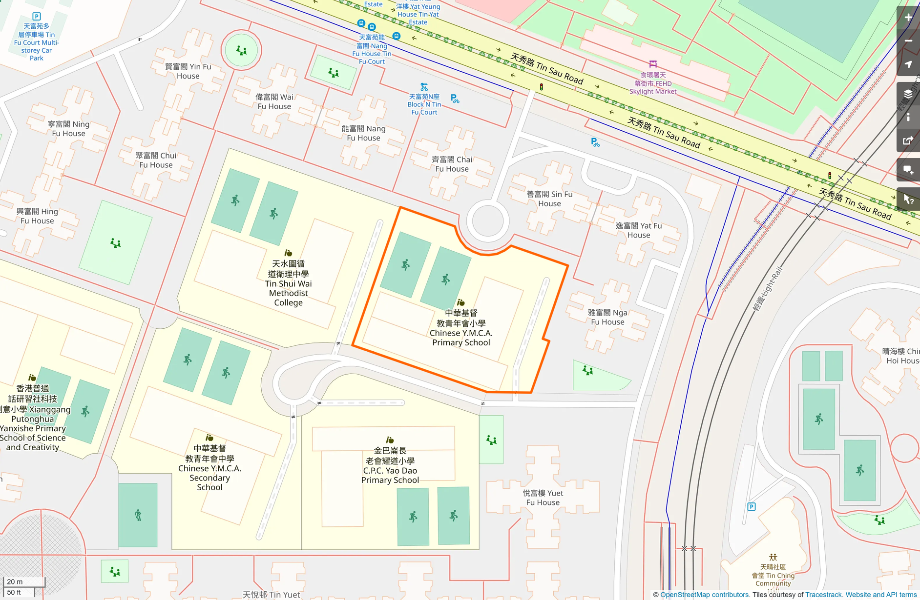 OSM: 中華基督教青年會小學 Chinese YMCA Primary School