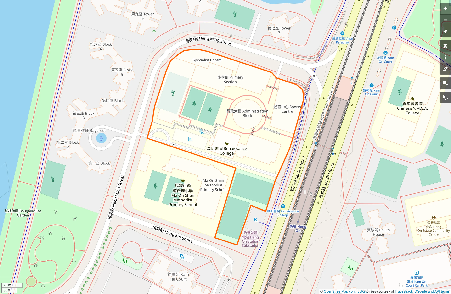 OSM: 啓新書院 Renaissance College Hong Kong