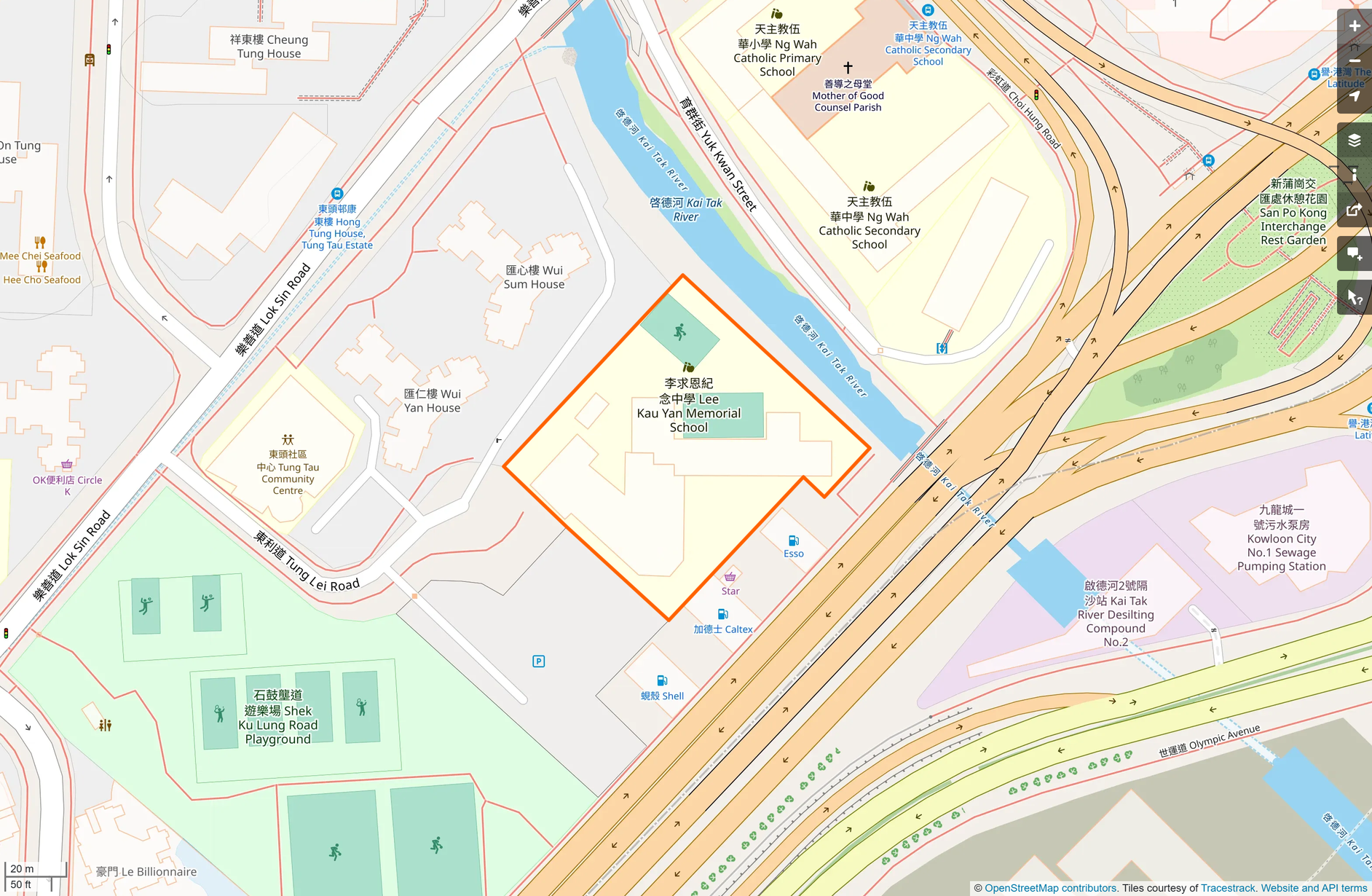 OSM: 李求恩紀念中學 Lee Kau Yan Memorial School