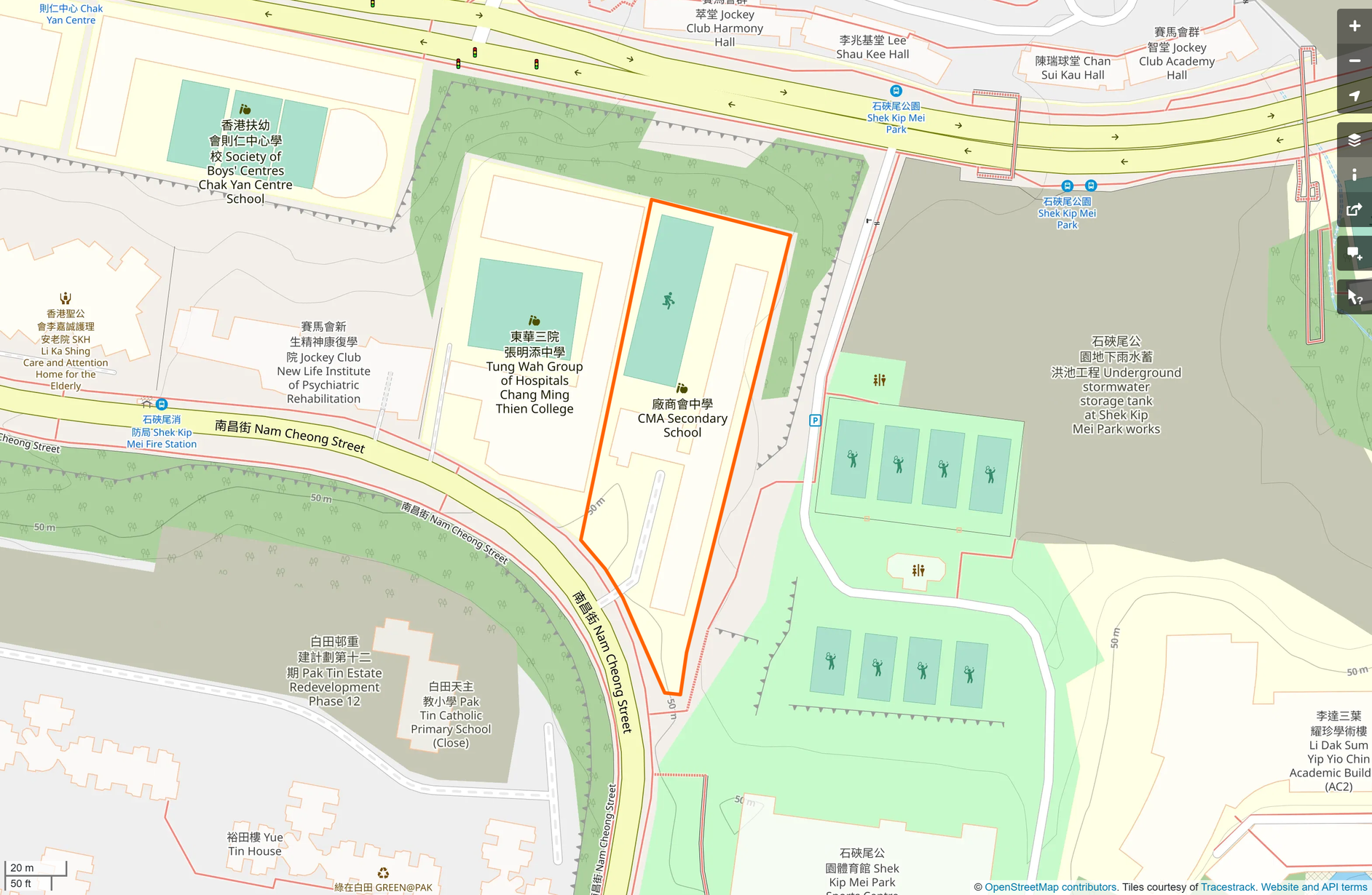 OSM: 廠商會中學 CMA Secondary School