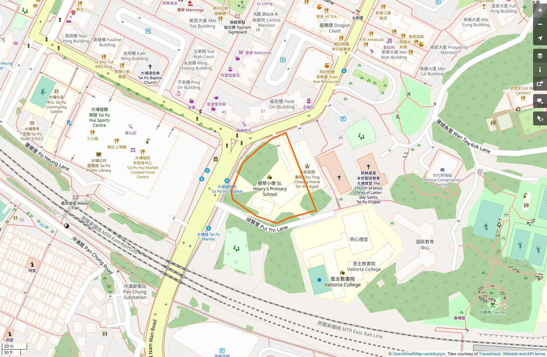 OSM: 德萃小學 St. Hilary's Primary School