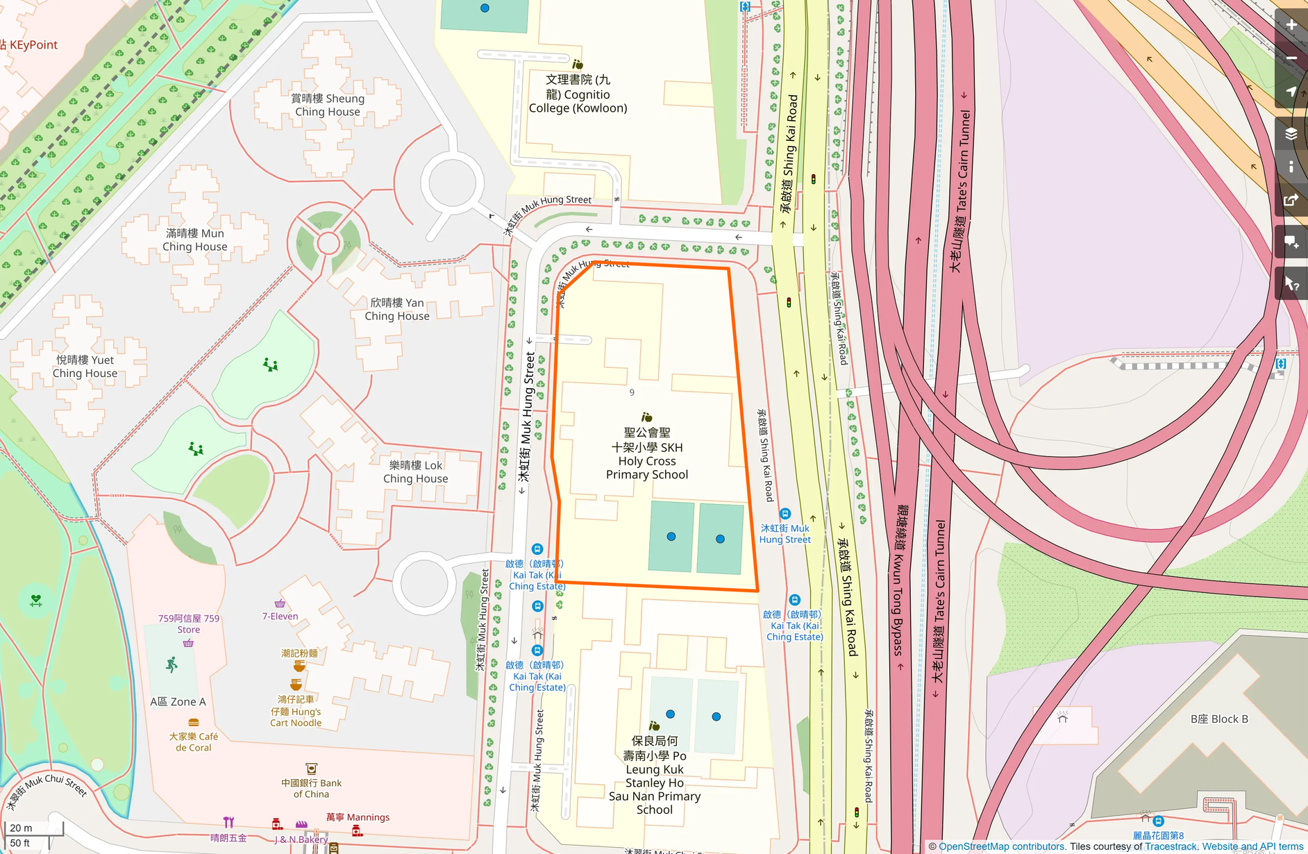 OSM: 聖公會聖十架小學 SKH Holy Cross Primary School