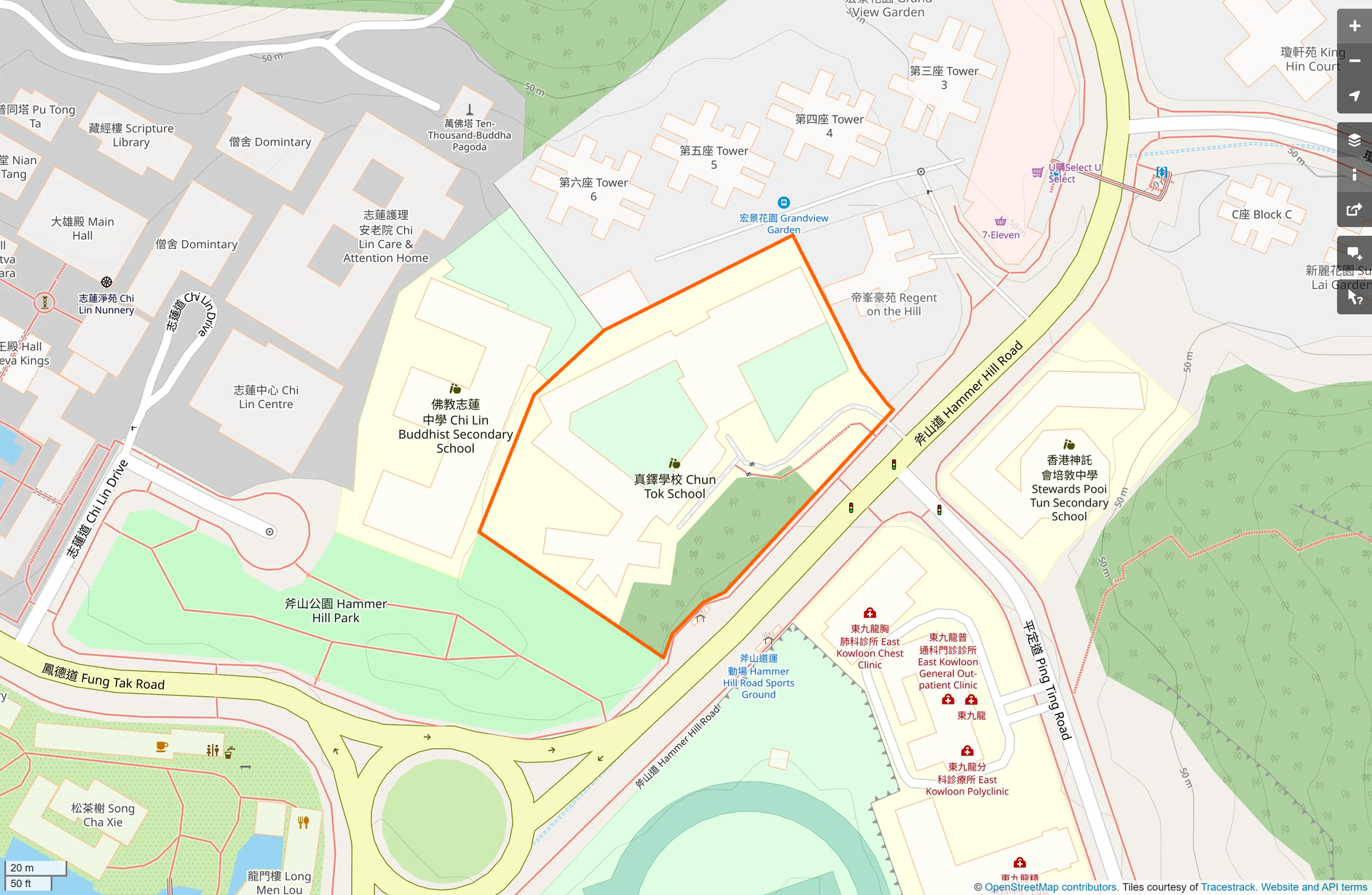 OSM: 真鐸學校 Chun Tok School