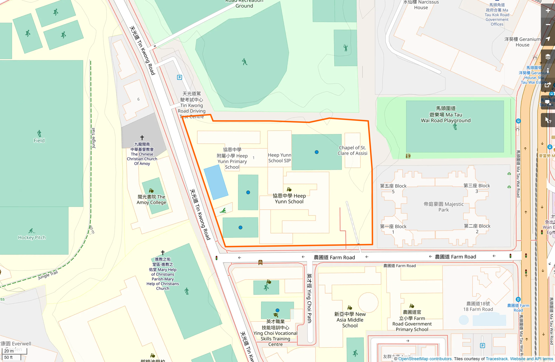 OSM: 協恩中學 Heep Yunn School