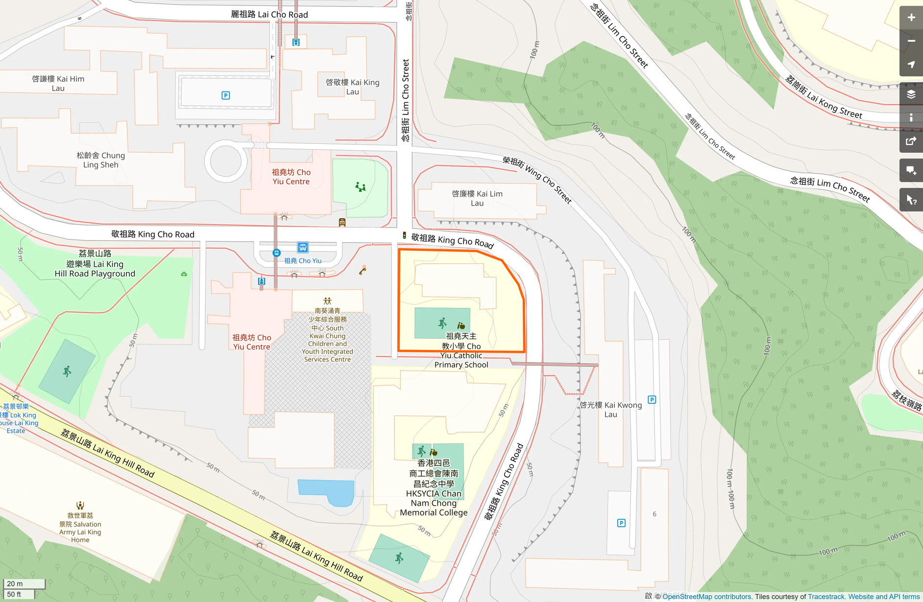 OSM: 祖堯天主教小學 Cho Yiu Catholic Primary School