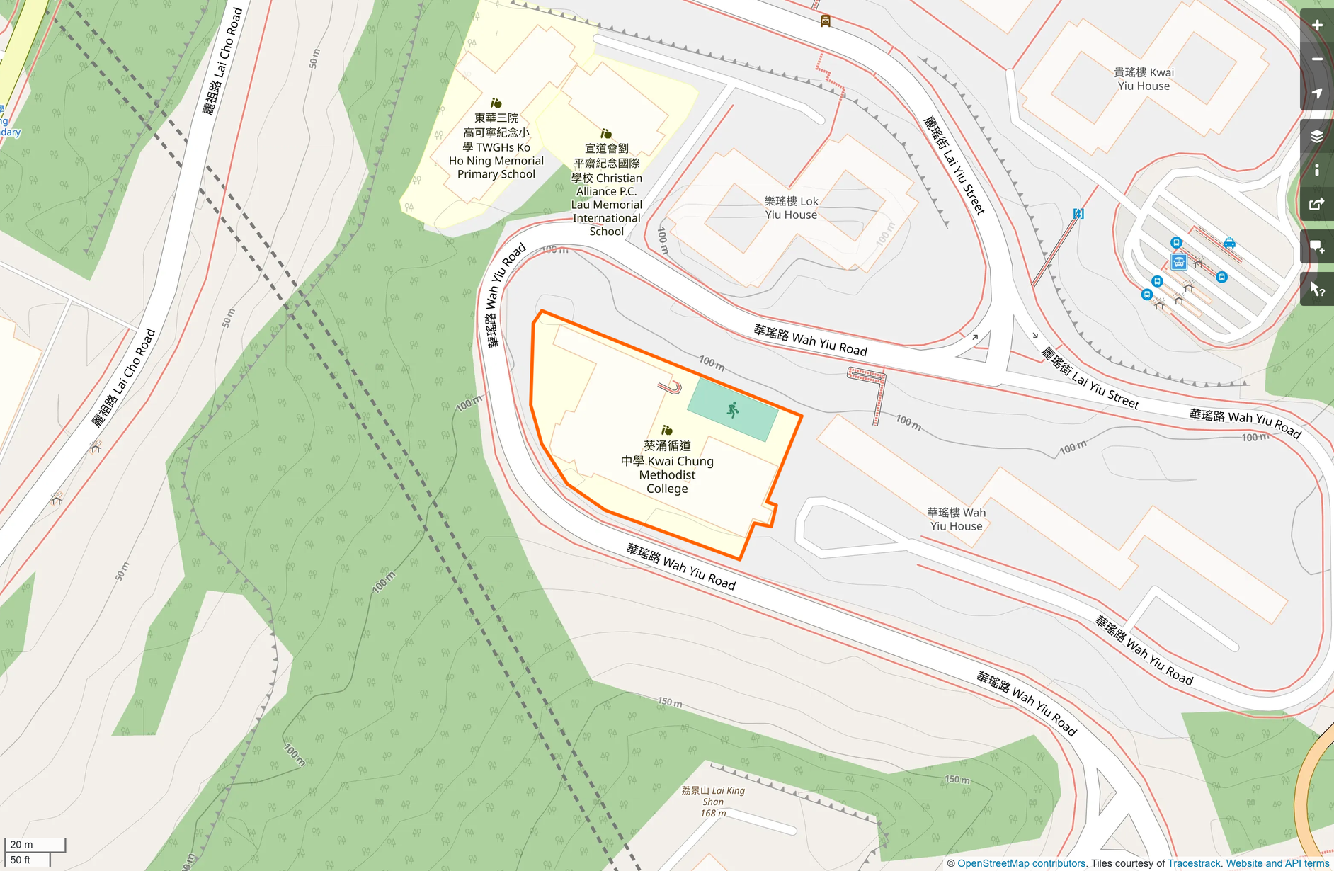 OSM: 葵涌循道中學 Kwai Chung Methodist College