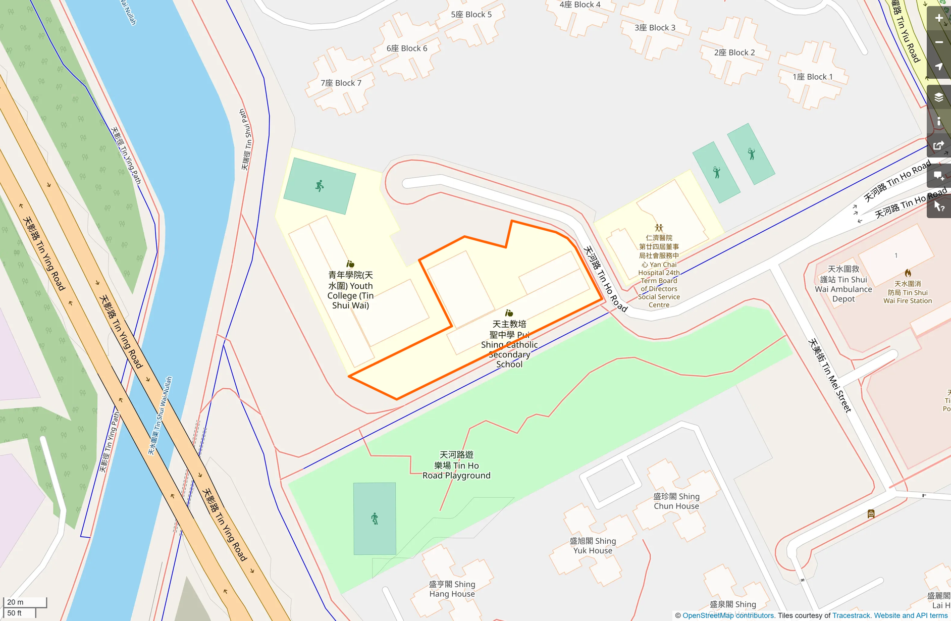 OSM: 天主教培聖中學 Pui Shing Catholic Secondary School