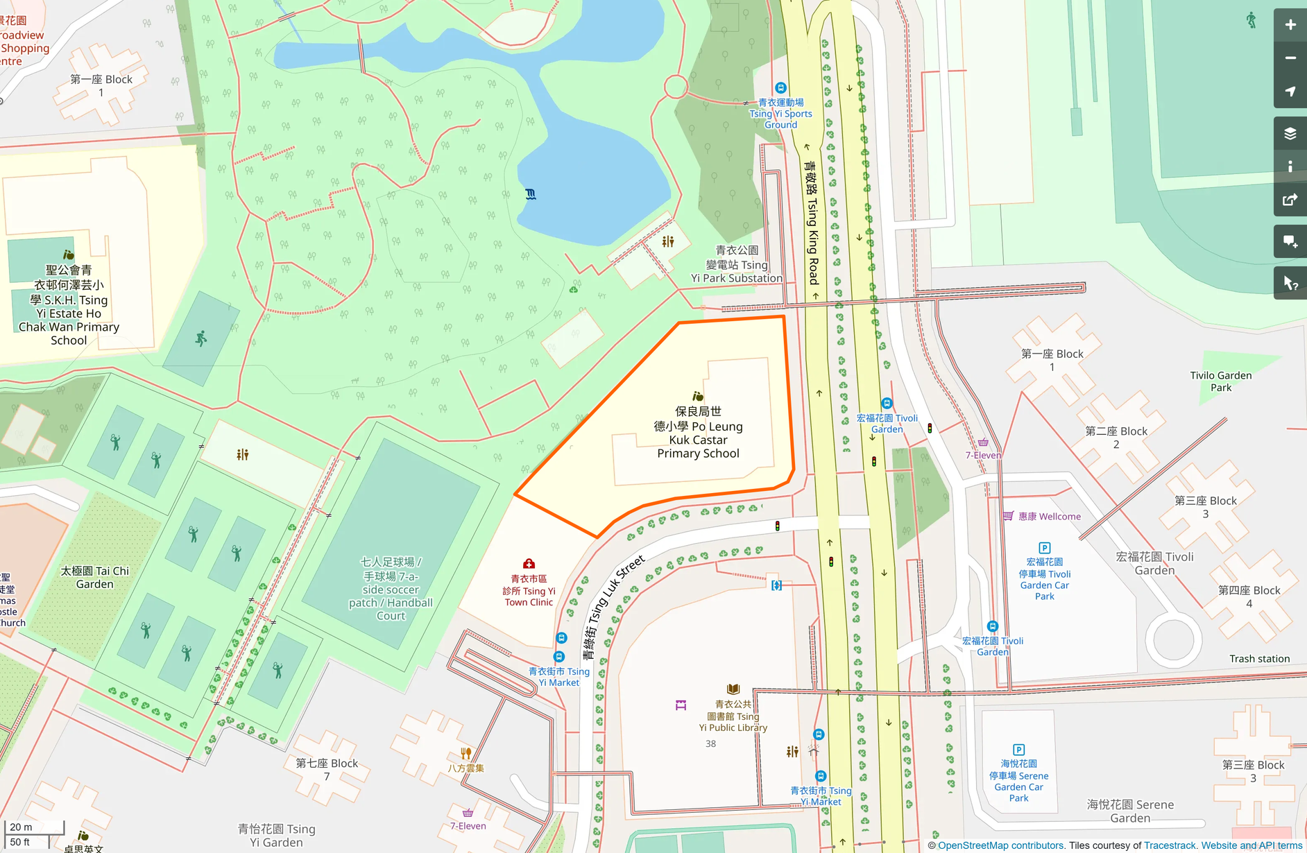 OSM: 保良局世德小學 PLK Castar Primary School