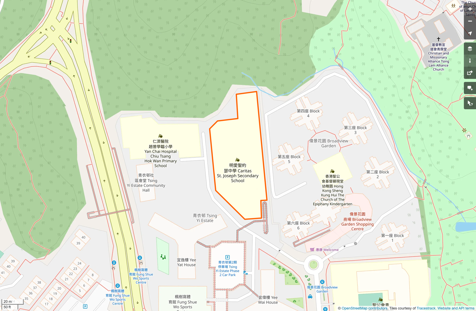 OSM: 明愛聖若瑟中學 Caritas St. Joseph Secondary School