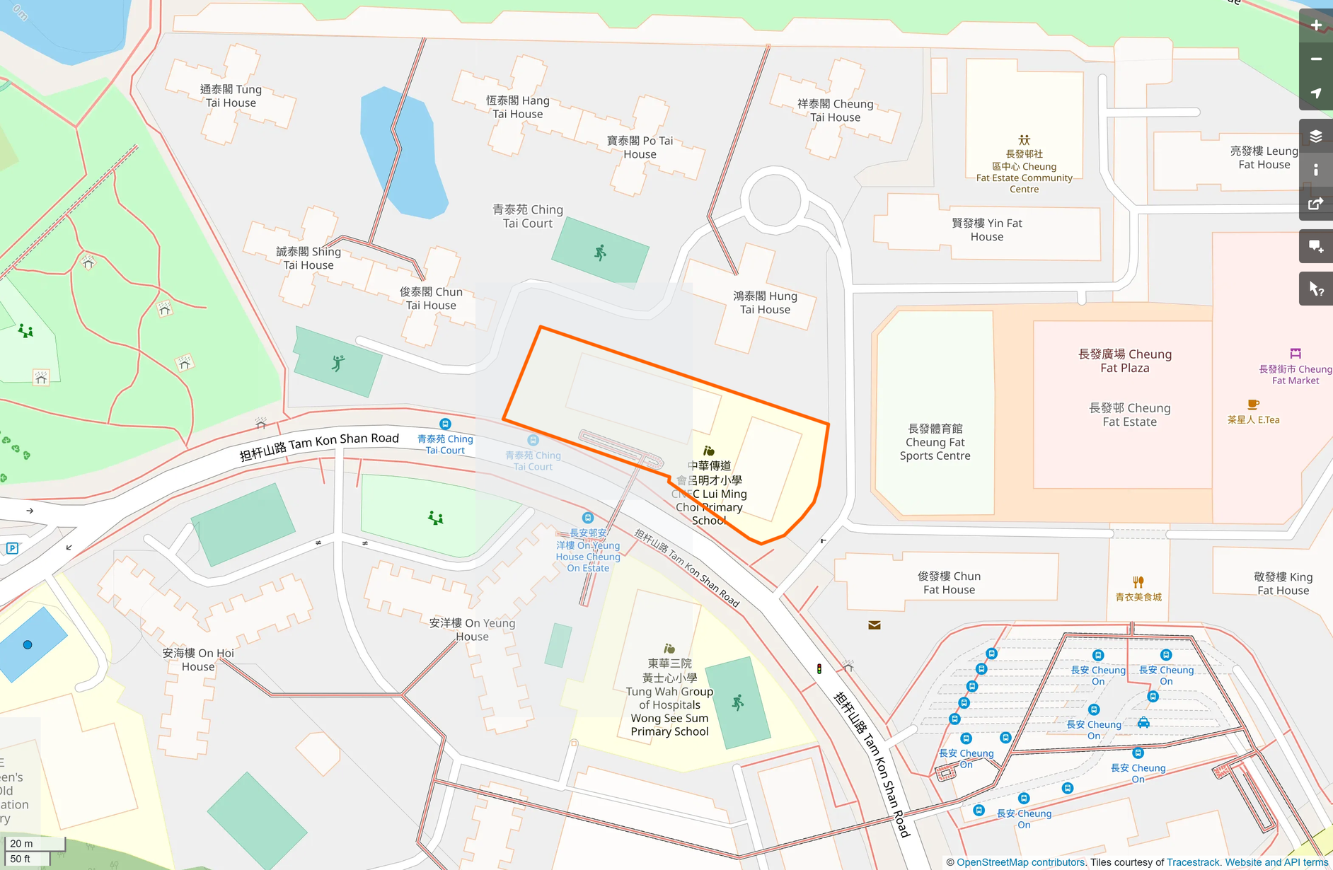 OSM: 中華傳道會呂明才小學 CNEC Lui Ming Choi Primary School