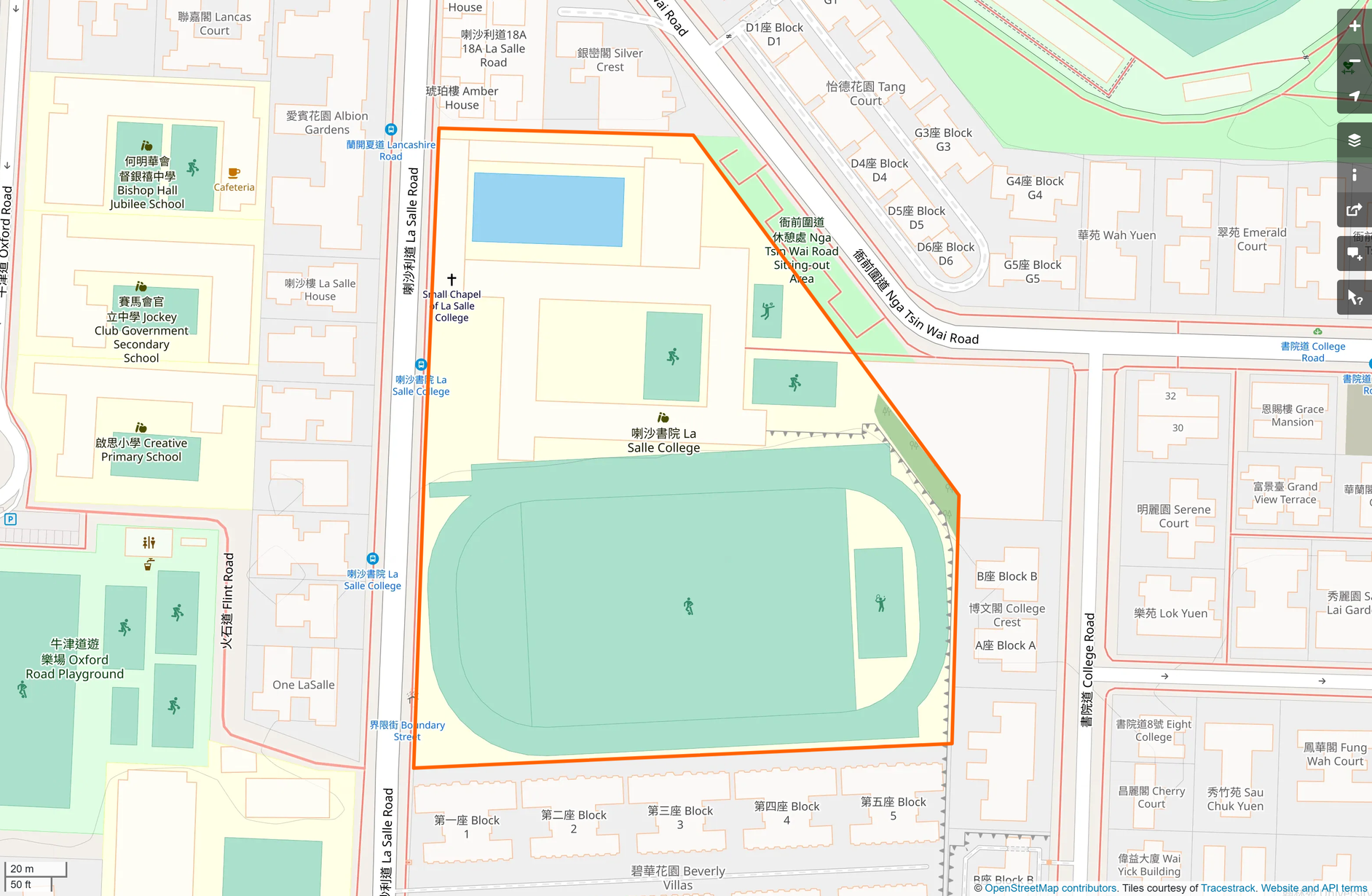 OSM: 喇沙書院 La Salle College
