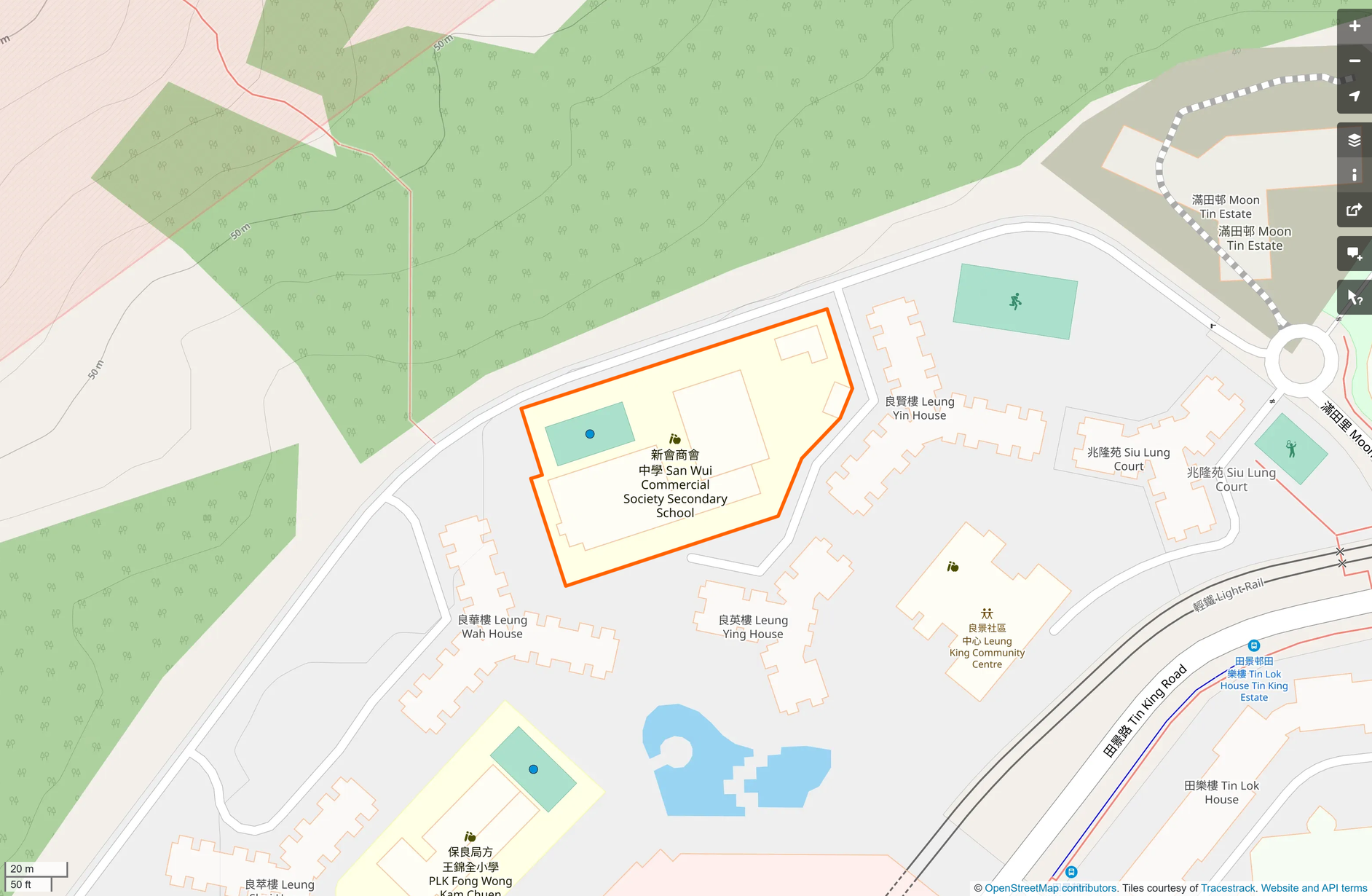 OSM: 新會商會中學 San Wui Commercial Society Secondary School