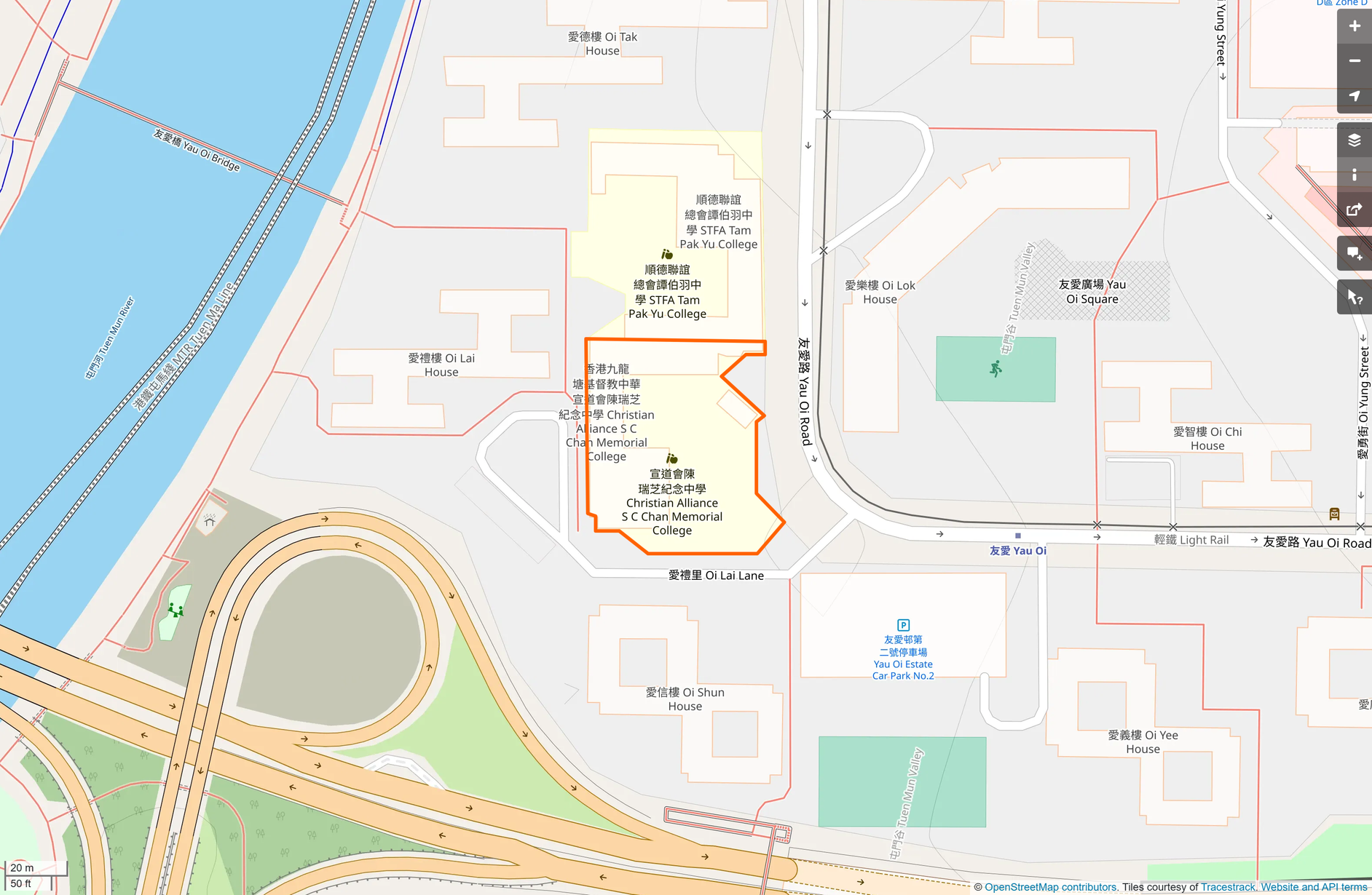 OSM: 宣道會陳瑞芝紀念中學 Christian Alliance S C Chan Memorial College